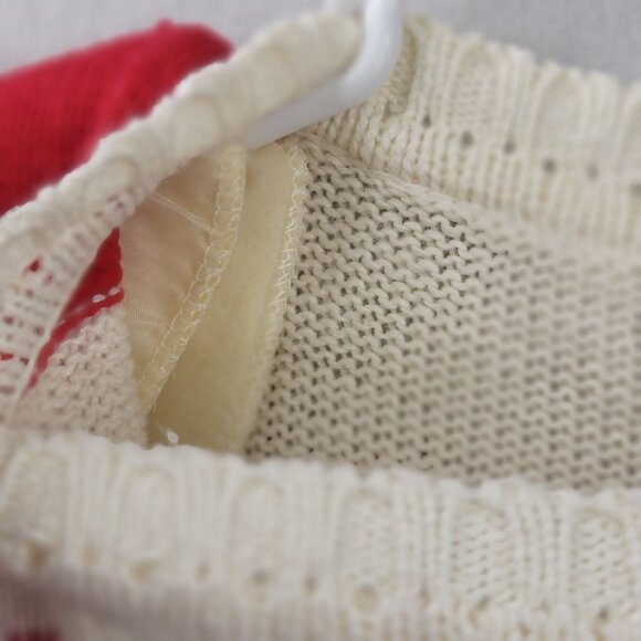 Vintage Deadstock Lord Isaacs Striped Short-Sleeve Sweater M Ramie Cotton Blend - Picture 7 of 9